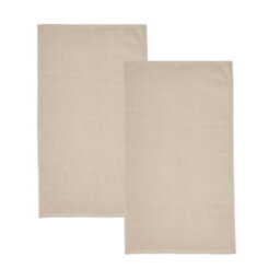 Catherine Lansfield Quick Dry Cotton 90X140 Cm Bath Sheet Pair Natural - thumbnail 3