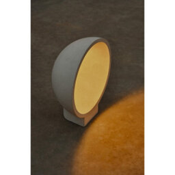 Luminosa Lighting Luminosa Gaia Outdoor Pedestal Light Grey Cement 2700K Ip55 - thumbnail 3