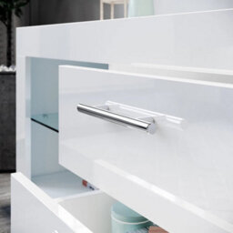 High Gloss Tv Stand White Unit Cabinet - thumbnail 5