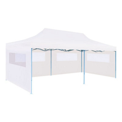 Berkfield Folding Pop-Up Partytent With Sidewalls 3X6 M Steel White - image 1