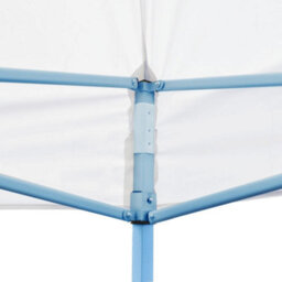 Berkfield Folding Pop-Up Partytent With Sidewalls 3X6 M Steel White - thumbnail 5