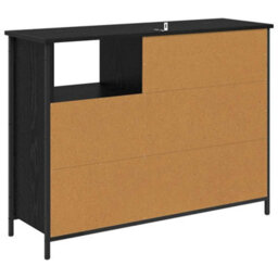 Walplus Sideboard Black Oak 100 X 33 X 75 Cm Engineered Wood - thumbnail 8