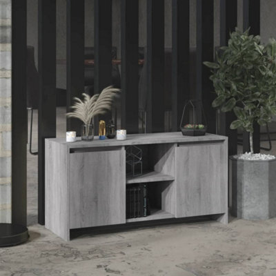 Berkfield Tv Cabinet Grey Sonoma 102X37.5X52.5 Cm Engineered Wood - image 1