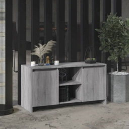 Berkfield Tv Cabinet Grey Sonoma 102X37.5X52.5 Cm Engineered Wood - thumbnail 1