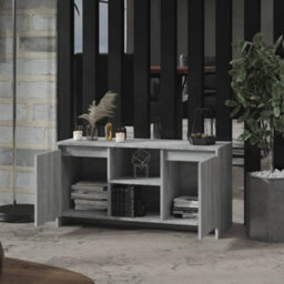 Berkfield Tv Cabinet Grey Sonoma 102X37.5X52.5 Cm Engineered Wood - thumbnail 7