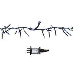 Samuel Alexander 18.5M 1440 Led Christmas Cluster Multi-Action String Lights With Timer In Blue, Purple & White - thumbnail 9