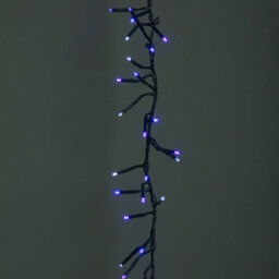 Samuel Alexander 18.5M 1440 Led Christmas Cluster Multi-Action String Lights With Timer In Blue, Purple & White - thumbnail 6