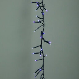 Samuel Alexander 18.5M 1440 Led Christmas Cluster Multi-Action String Lights With Timer In Blue, Purple & White - thumbnail 4