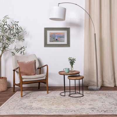 The Rug Edit Flores Ester Fr05 Traditional Persian 65mm Beige Runner, 066X240Cm - image 1