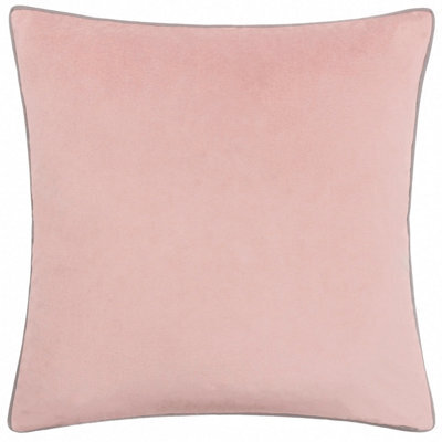 furn. Furn Meridian Velvet Feather Filled Cushion, Blush/grey, 45 X 45Cm - image 1