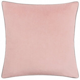 furn. Furn Meridian Velvet Feather Filled Cushion, Blush/grey, 45 X 45Cm