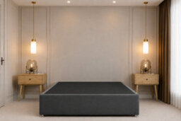 "Nexus Amalfi Plush Divan, Steel, 26"" Headboard, No Drawers, Open Coil Mattress, Single" - thumbnail 4