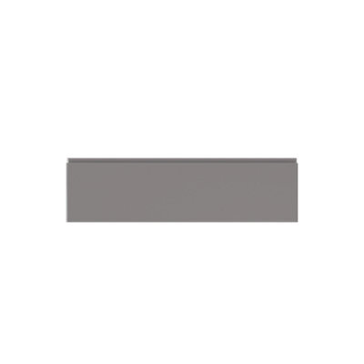 Kitchen Kit Cabinet Drawer Front 283mm X 996mm J Pull - Super Gloss Dust Grey