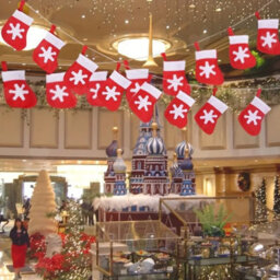Amorly 36Pcs Mini Christmas Stocking Candy Pouch Bags, Snowflake Tableware Holders, Hanging Ornaments For Christmas Tree Fireplace Decor - thumbnail 8