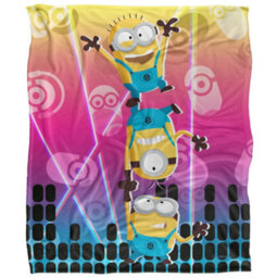 Minions Rave Blanket White (One Size) - thumbnail 2