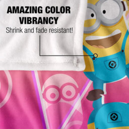 Minions Rave Blanket White (One Size) - thumbnail 4