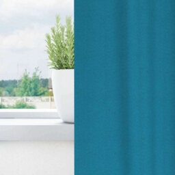 Berkfield Modern Curtains With Curtains 2 Pcs Turquoise Polyester - thumbnail 3