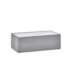 Ashfield Platinum Wool Effect Coffee Table - thumbnail 4