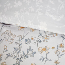 Julian Charles Home Ophelia Floral Natural Reversible Duvet Set - thumbnail 2
