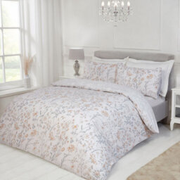 Julian Charles Home Ophelia Floral Natural Reversible Duvet Set - thumbnail 3