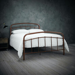 LPD 5 Feet Halston King Bed - Metal - L210 X W161 X H113 Cm - Copper - thumbnail 4