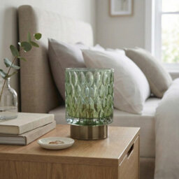 Garden Greatness Embossed Emerald Led Table Lamp - thumbnail 2