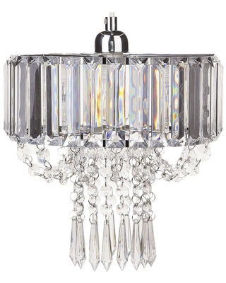 Wyld And Coco Pendant Lamp Transparent Glass 83 Cm Drop Gloss Finish, Modern Chandelier Lighting - image 1