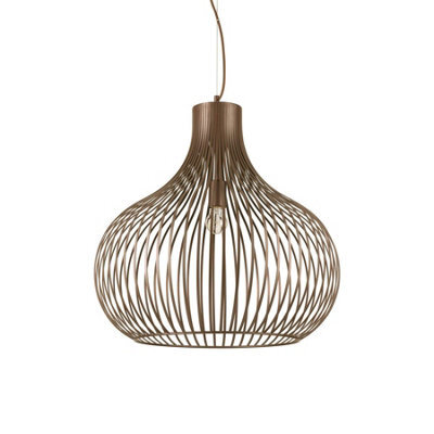 Ideal Lux Onion 1 Light Ceiling Pendant Brown - image 1