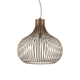 Ideal Lux Onion 1 Light Ceiling Pendant Brown