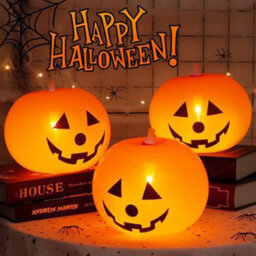 20X Halloween Decoration Inflatable Pumpkin With Led Lights Party Light Garden - thumbnail 8