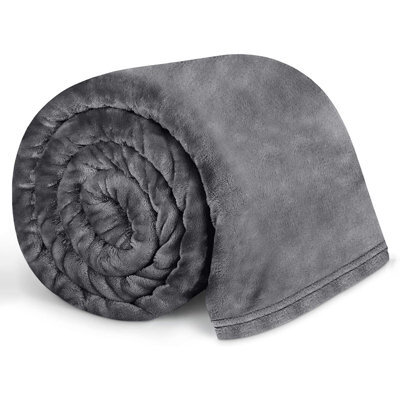 Bedlooms Grey Blanket, Reversible & Lightweight Couch & Bed Throw Blanket, King 200X240Cm - image 1