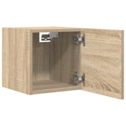 Walplus Wall Mounted Tv Cabinet Sonoma Oak 30.5X30X30 Cm - thumbnail 8