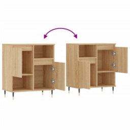 Berkfield Sideboard Sonoma Oak 60X35X70 Cm Engineered Wood - thumbnail 9