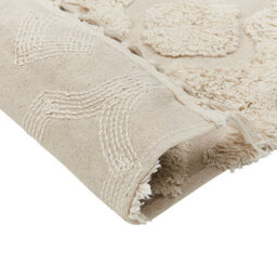 Beliani Rug Aksaray Beige 140 X 200 Cm Cotton - thumbnail 6