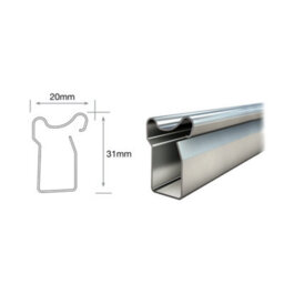 A-Class Sliding Doors Set Of 3 Full Length Mirror Sliding Wardrobe Door Kit In Silver Frame & Tracks, Opening Height (H) 225-226Cm & Width (W) 223-224Cm - thumbnail 4