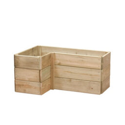 Greena L-Shaped Wooden Raised Bed - 60 X 90Cm, Height 45Cm - thumbnail 2