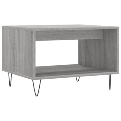 Berkfield Durable Coffee Table Grey Sonoma 60X50X40 Cm Engineered Wood - image 1