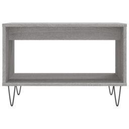 Berkfield Durable Coffee Table Grey Sonoma 60X50X40 Cm Engineered Wood - thumbnail 4