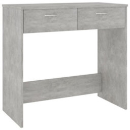 Berkfield Desk Concrete Grey 80X40X75 Cm Engineered Wood - thumbnail 2
