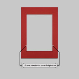 Ak Frames A2 Crimson Picture Mounts To Fit A3 Aperture Size - Mount Board Only (No Frame Included) - thumbnail 4