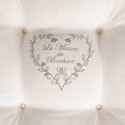 Dibor Set Of 4 Love Heart Print Indoor Dining Chair Seat Pad Cushions (L)40Cm X (W)40Cm - thumbnail 4