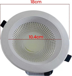 Led Recessed Ceiling Spotlights Pack Of 10 30W Cool White 6000K Slim Dimmable Adjustable Downlights - thumbnail 2