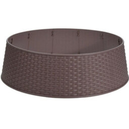 Geezy Christmas Tree Skirt Xmas Decoration Festive Plastic Basket Round Bottom Cover - thumbnail 7