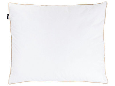 Wyld And Coco Zennest Low Bed Pillow White - Triple-Chamber Down Surround - 50 X 60 Cm - image 1