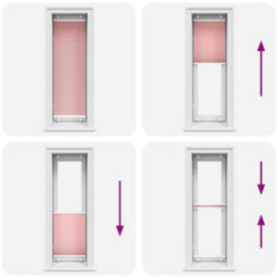 Berkfield Pleated Blind Pink 50X150 Cm Fabric Width 49.4 Cm Polyester - thumbnail 7