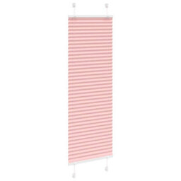 Berkfield Pleated Blind Pink 50X150 Cm Fabric Width 49.4 Cm Polyester - thumbnail 3