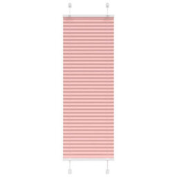 Berkfield Pleated Blind Pink 50X150 Cm Fabric Width 49.4 Cm Polyester