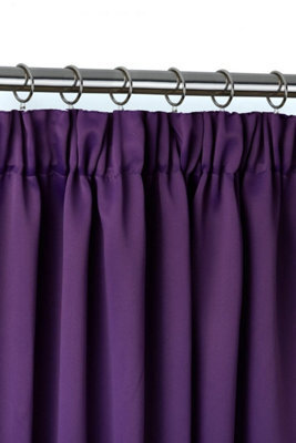 Essential Woven Thermal Blackout Pencil Pleat Curtains - image 1
