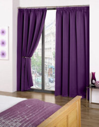Essential Woven Thermal Blackout Pencil Pleat Curtains - thumbnail 2