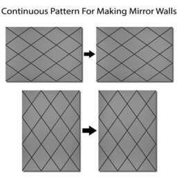 Belofay 50X70Cm Rectangular Grey Wall Mirror Interiors Art Deco Glass Design Modern Wall-Mounted Mirrors For Home And Office - thumbnail 6